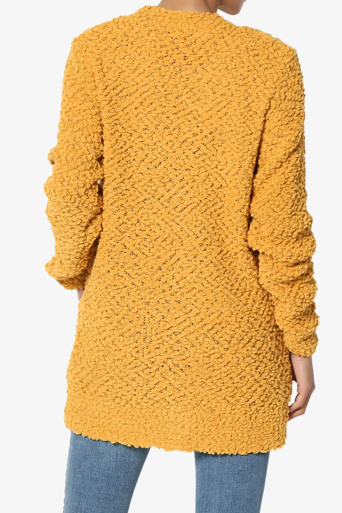 Barry Button Teddy Knit Sweater Cardigan PLUS
