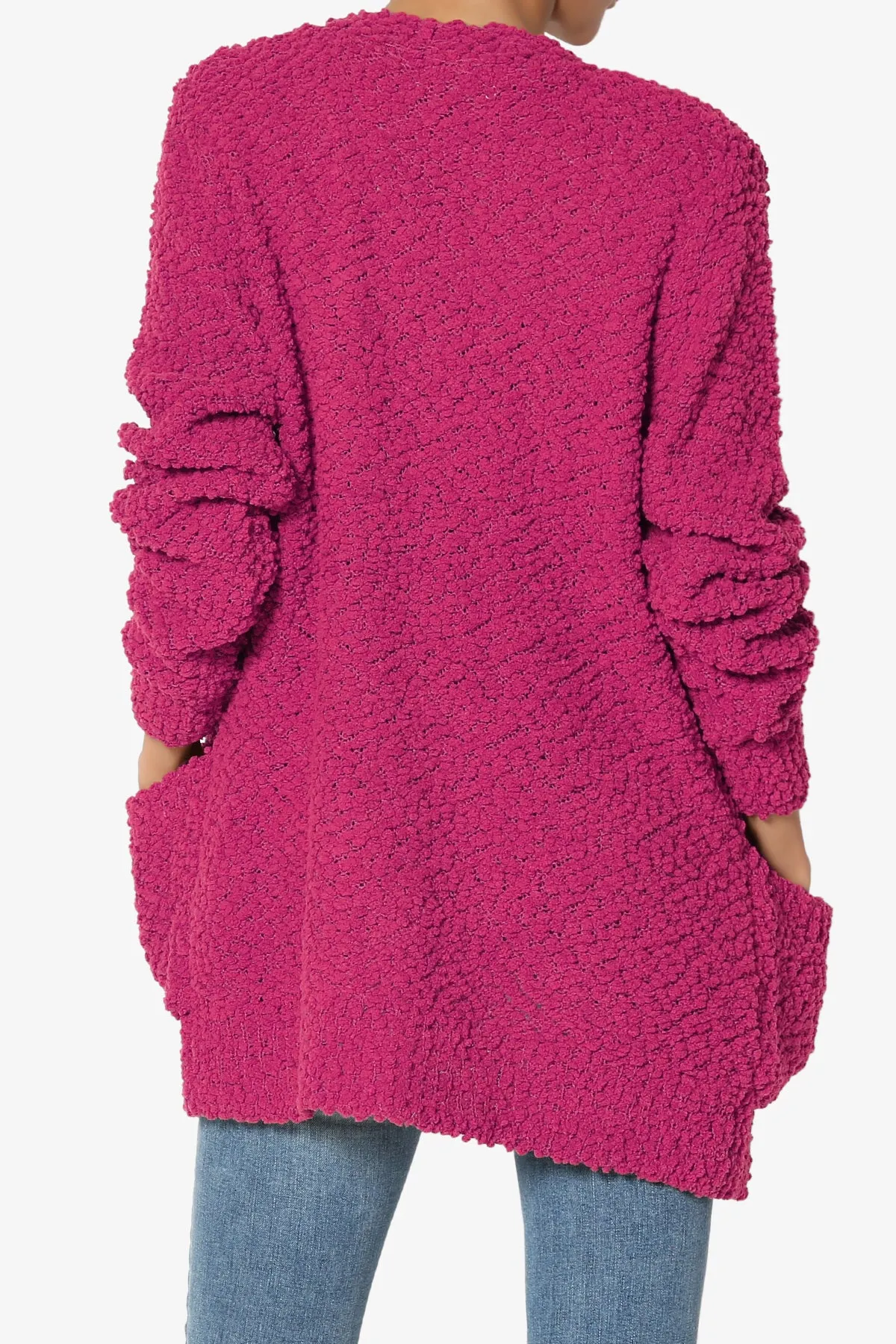 Barry Button Teddy Knit Sweater Cardigan PLUS
