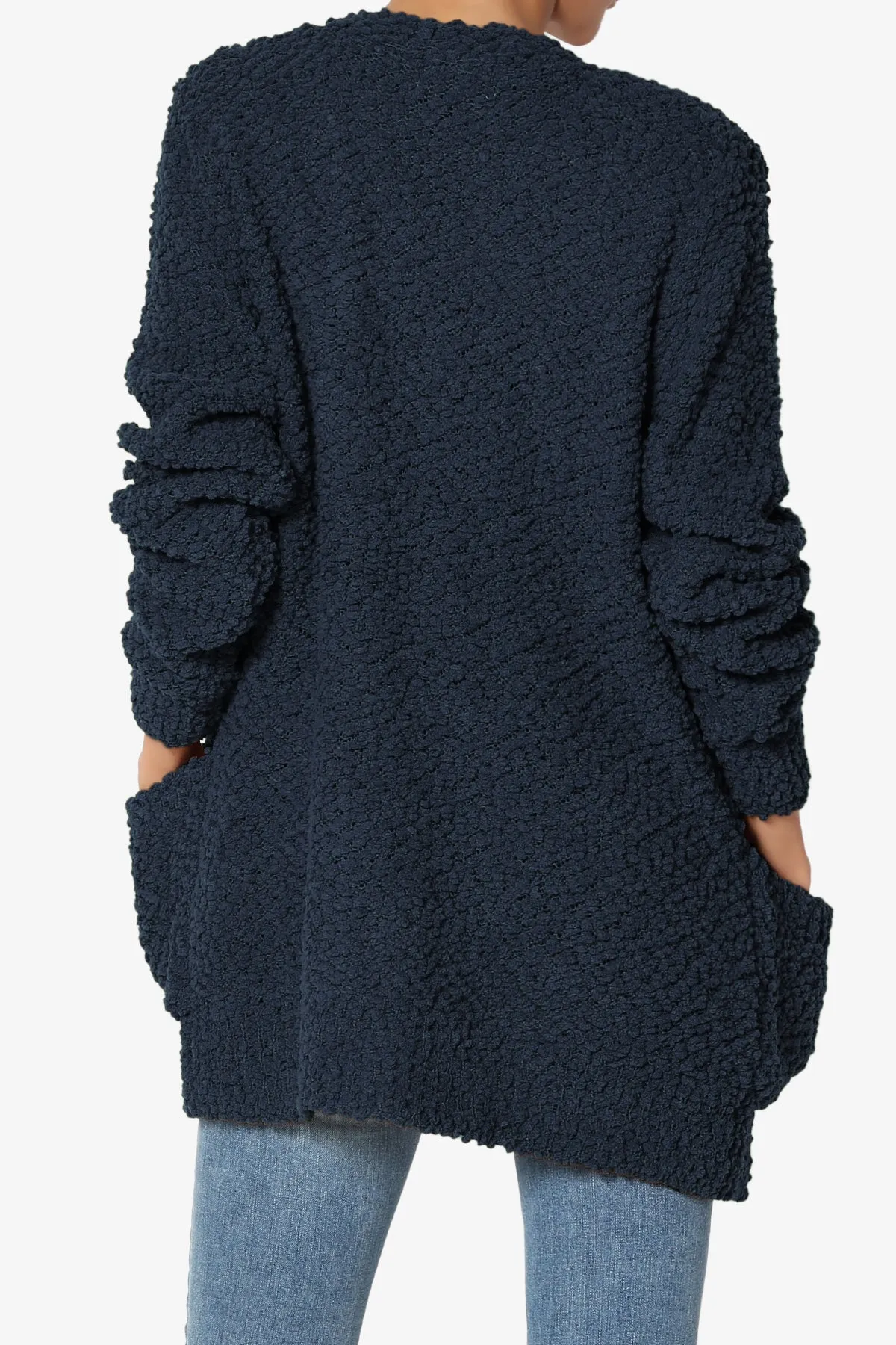 Barry Button Teddy Knit Sweater Cardigan PLUS