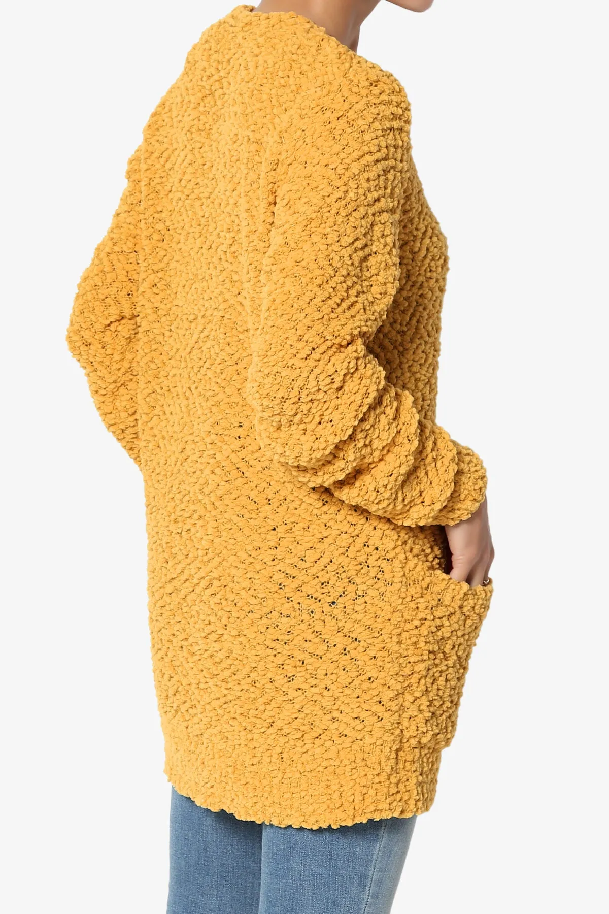 Barry Button Teddy Knit Sweater Cardigan PLUS