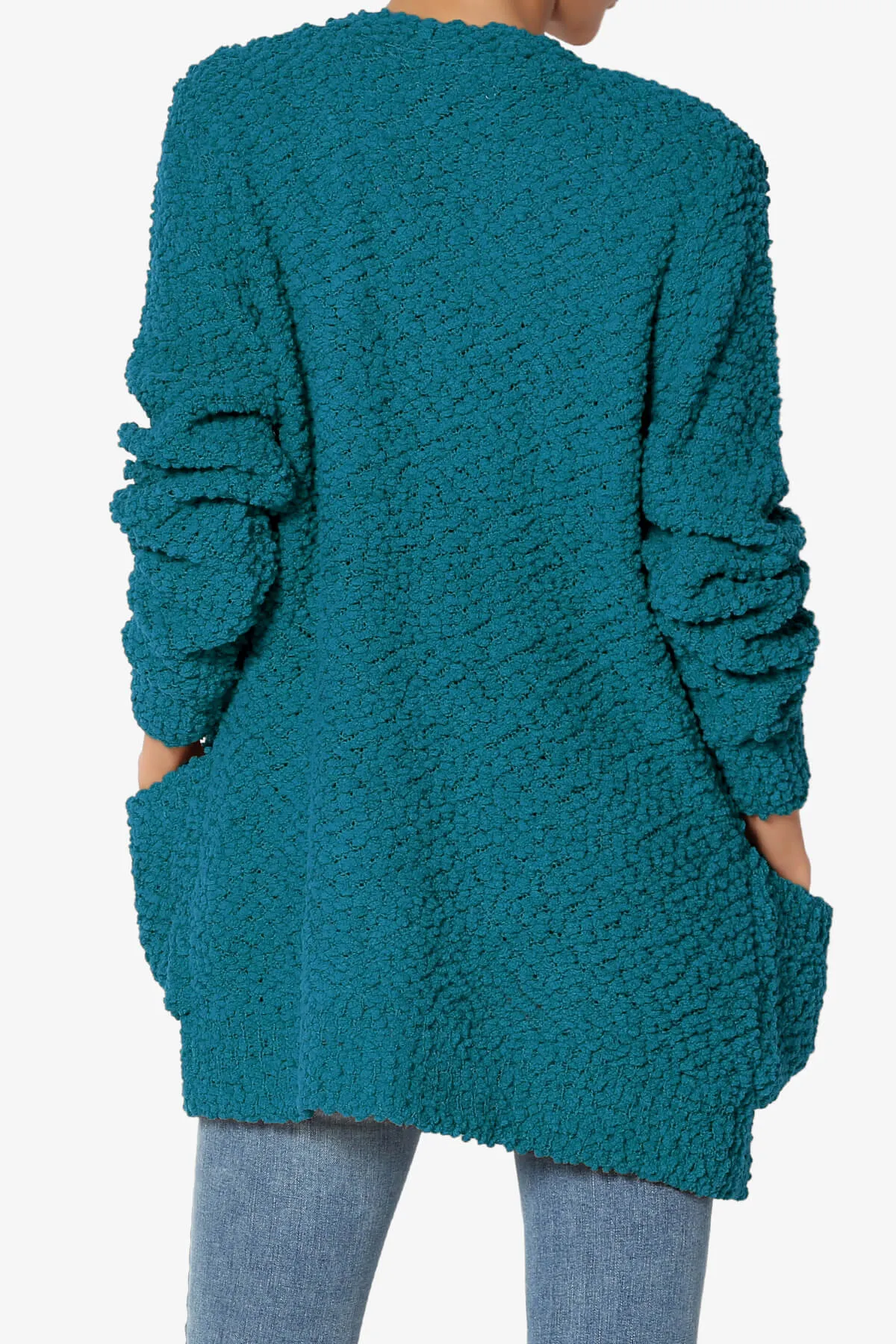 Barry Button Teddy Knit Sweater Cardigan PLUS