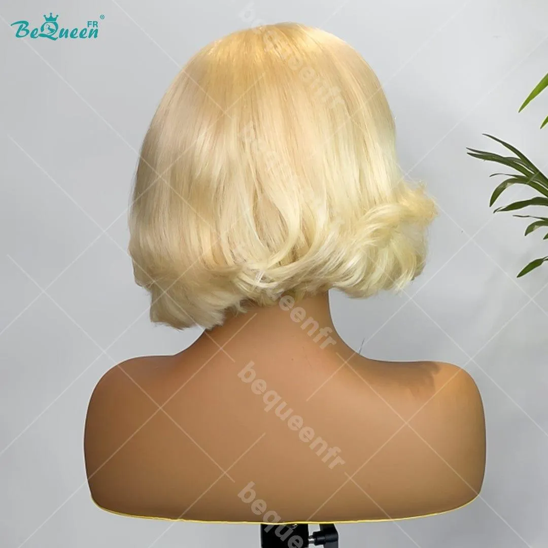 BeQueen 99,9€=1 perruques sans colle "Irina" Perruque Customisée Bob Prêt à porter 4x4