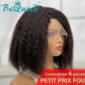 BeQueen Perruque “Nadia” en Frontale Bob Petit Prix FOU