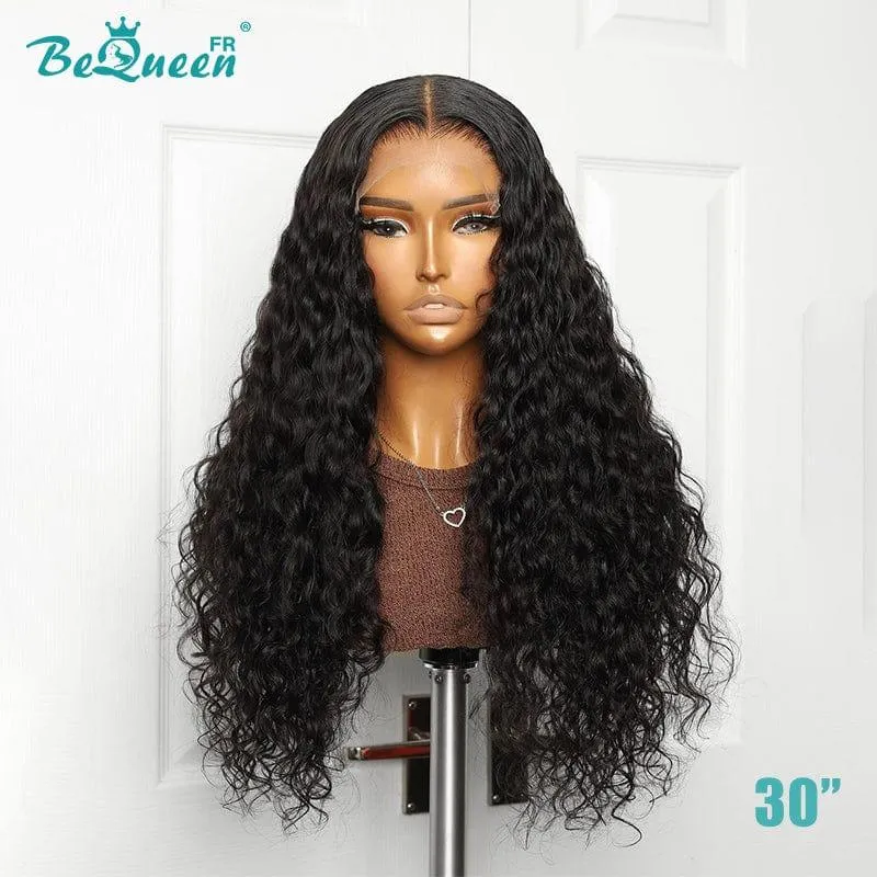 Bequeen "Jessie" Prix Déstockage Perruque Longue Deep wave avec Lace Closure 4X4 30 pouces