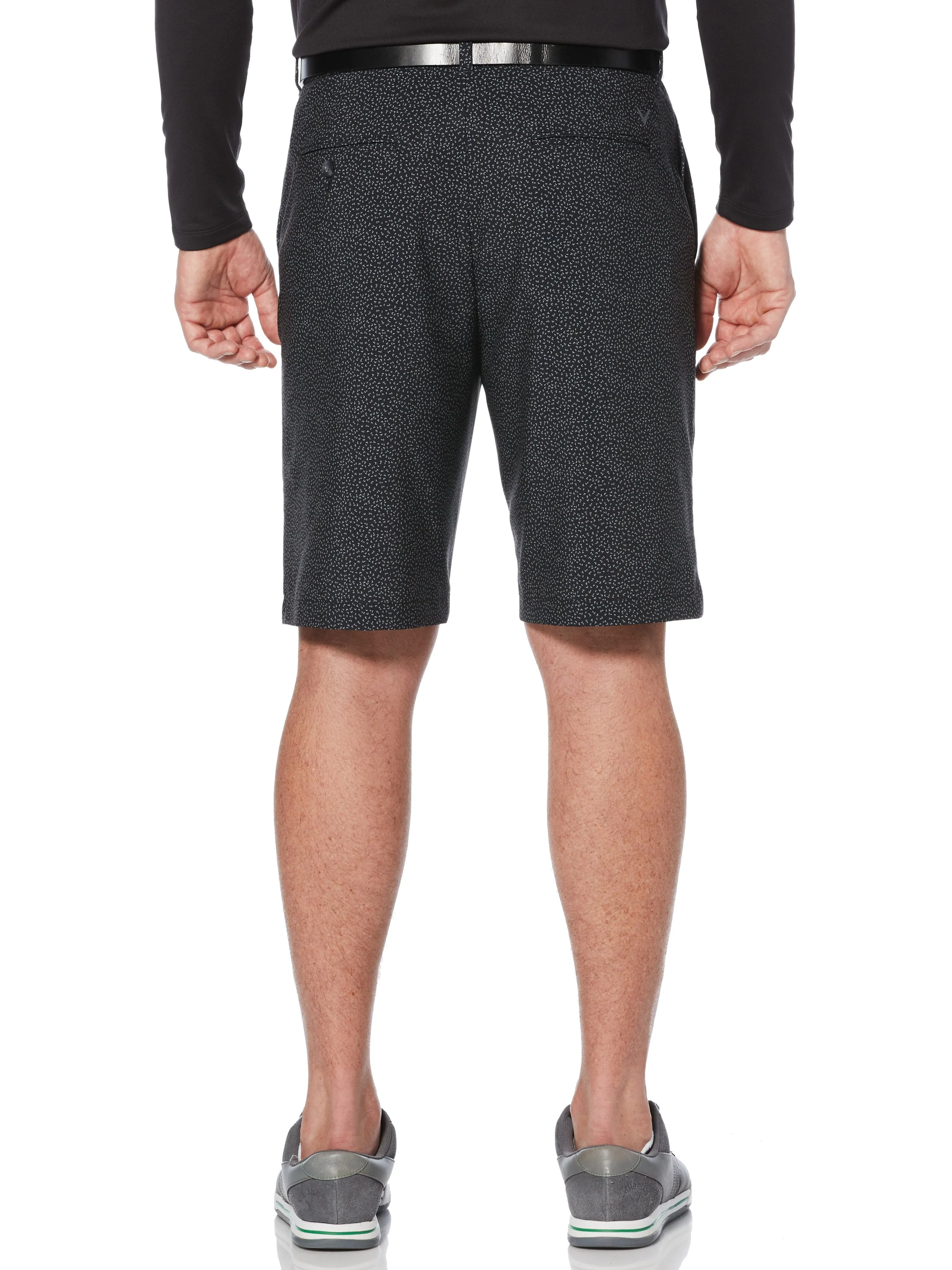 Big & Tall Mini Chevron Print Short