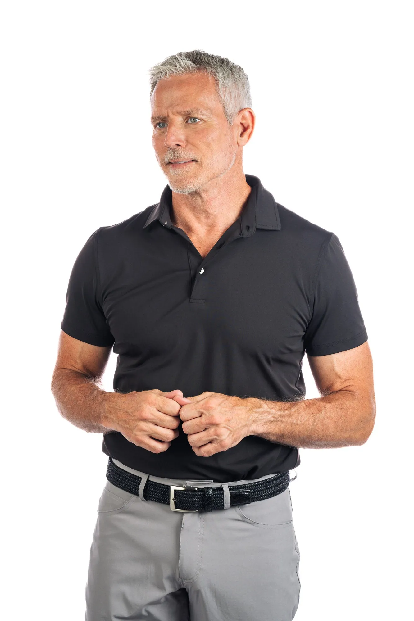 Black Golf Polo