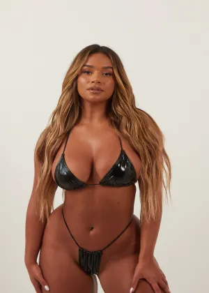 Black Triangle Bikini Set