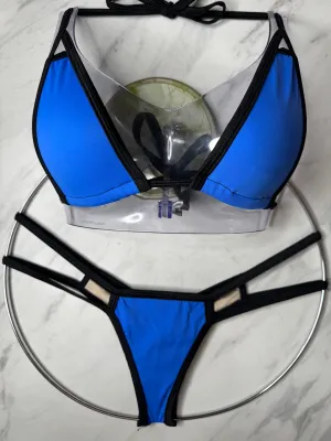 Blue & Black Micro Bottom