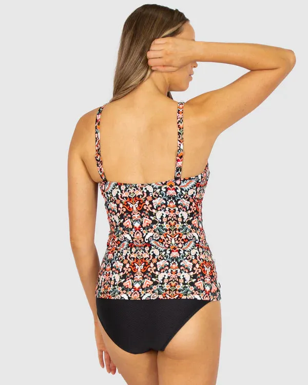 Boho D-E Singlet Tankini Top