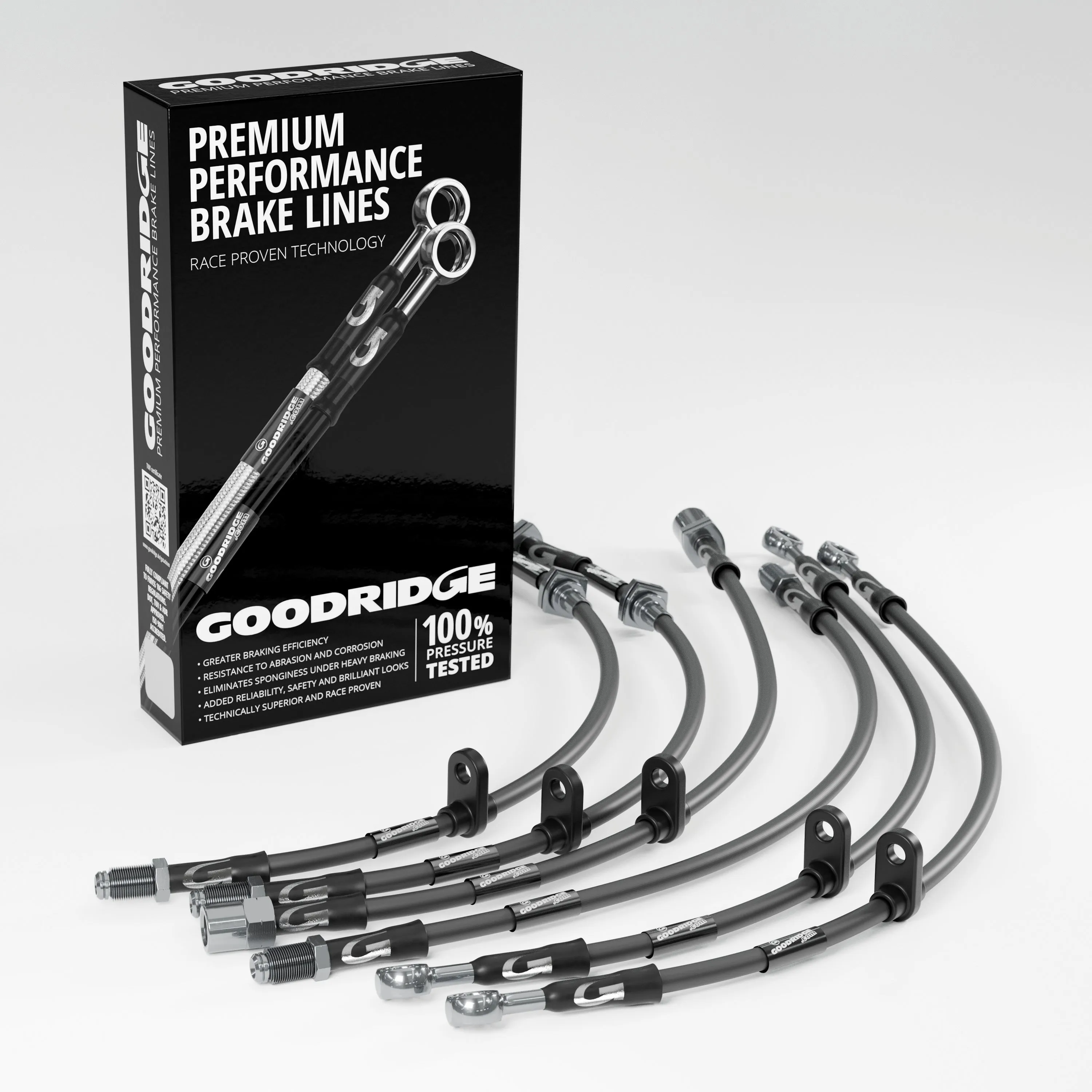 BRAKE HOSE KIT FOR VOLKSWAGEN GOLF MK2 1.6TD REAR DISCS 1988-1992