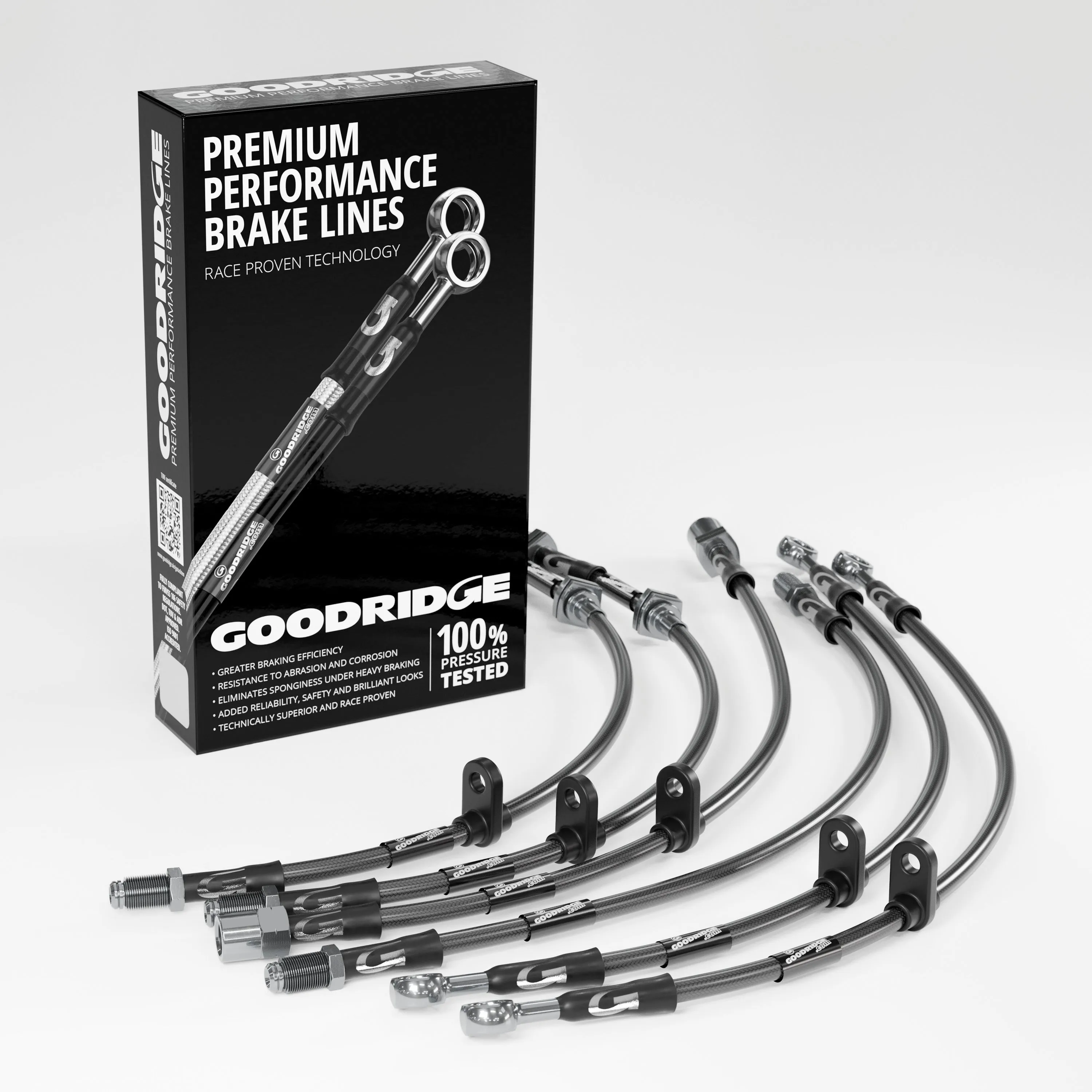 BRAKE HOSE KIT FOR VOLKSWAGEN GOLF MK2 1.6TD REAR DISCS 1988-1992