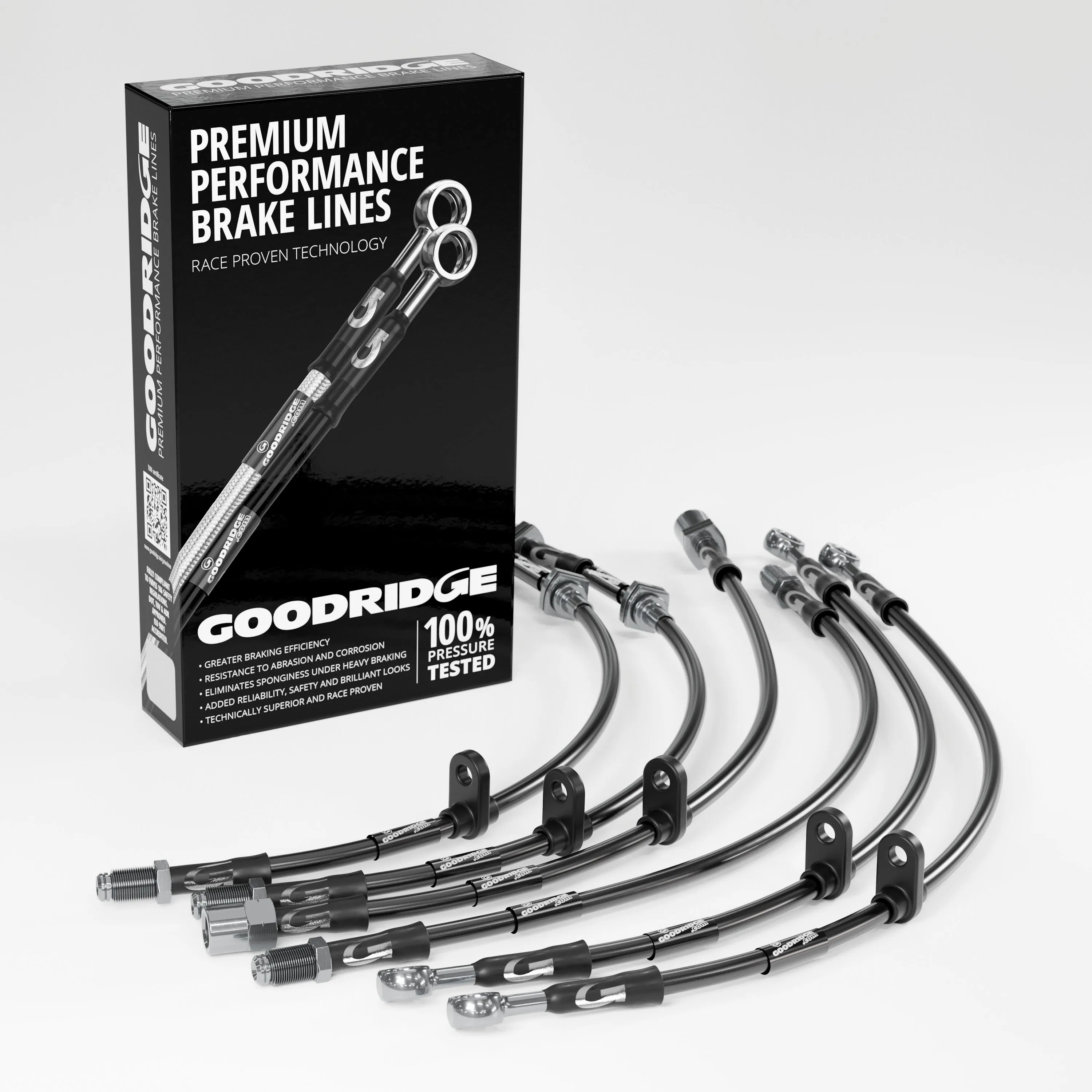 BRAKE HOSE KIT FOR VOLKSWAGEN GOLF MK2 1.6TD REAR DISCS 1988-1992