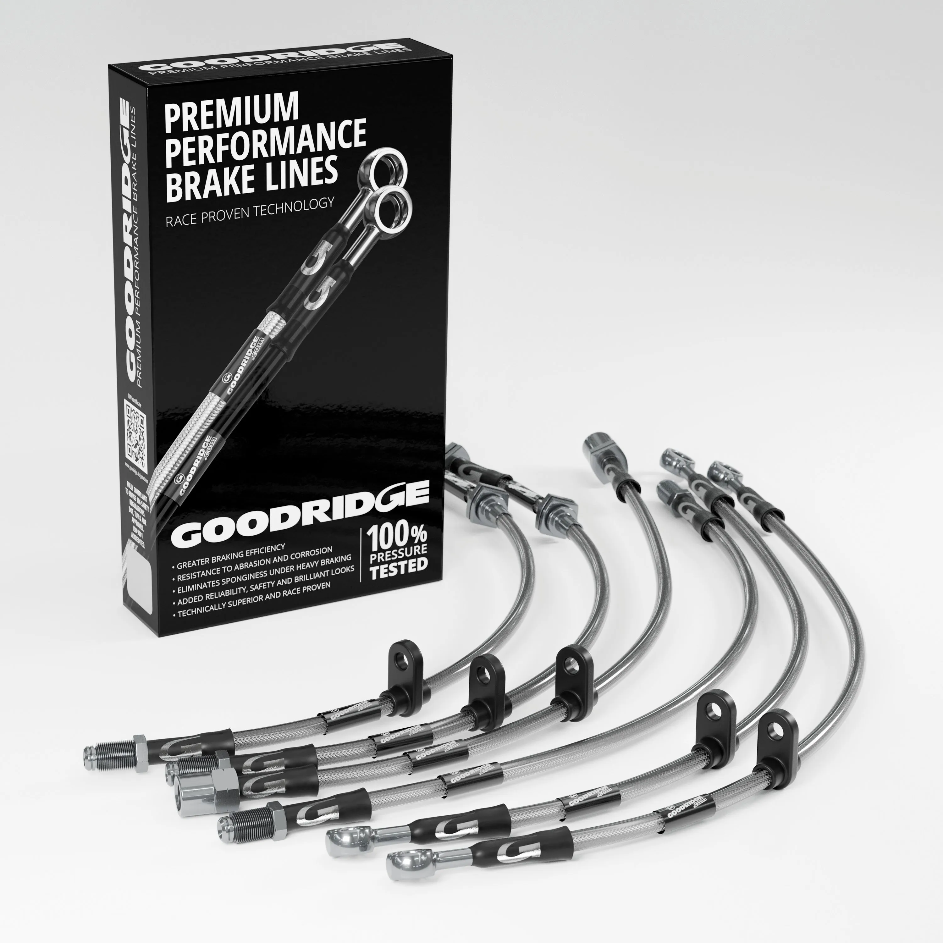 BRAKE HOSE KIT FOR VOLKSWAGEN GOLF MK2 1.6TD REAR DISCS 1988-1992