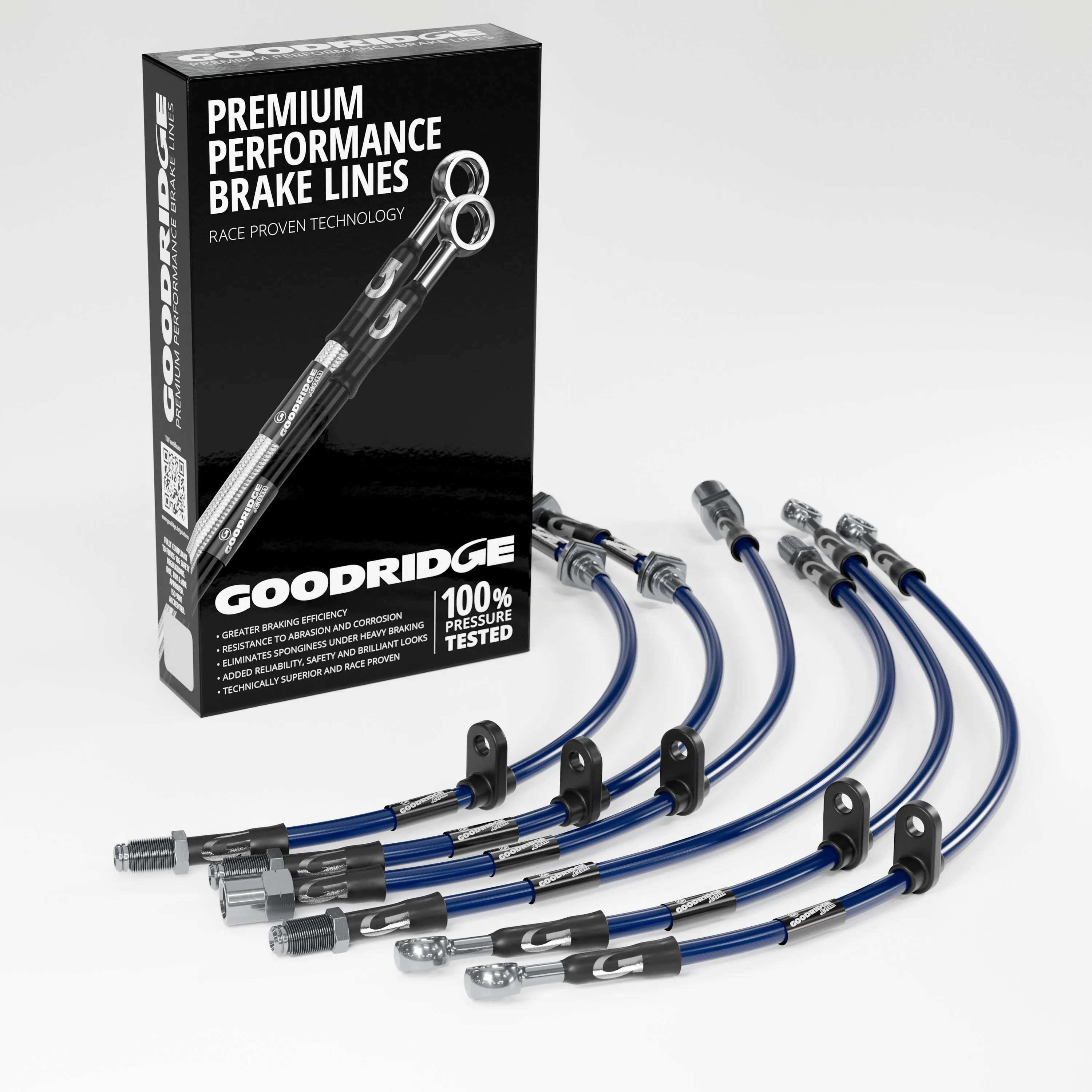 BRAKE HOSE KIT FOR VOLKSWAGEN GOLF MK2 1.6TD REAR DISCS 1988-1992