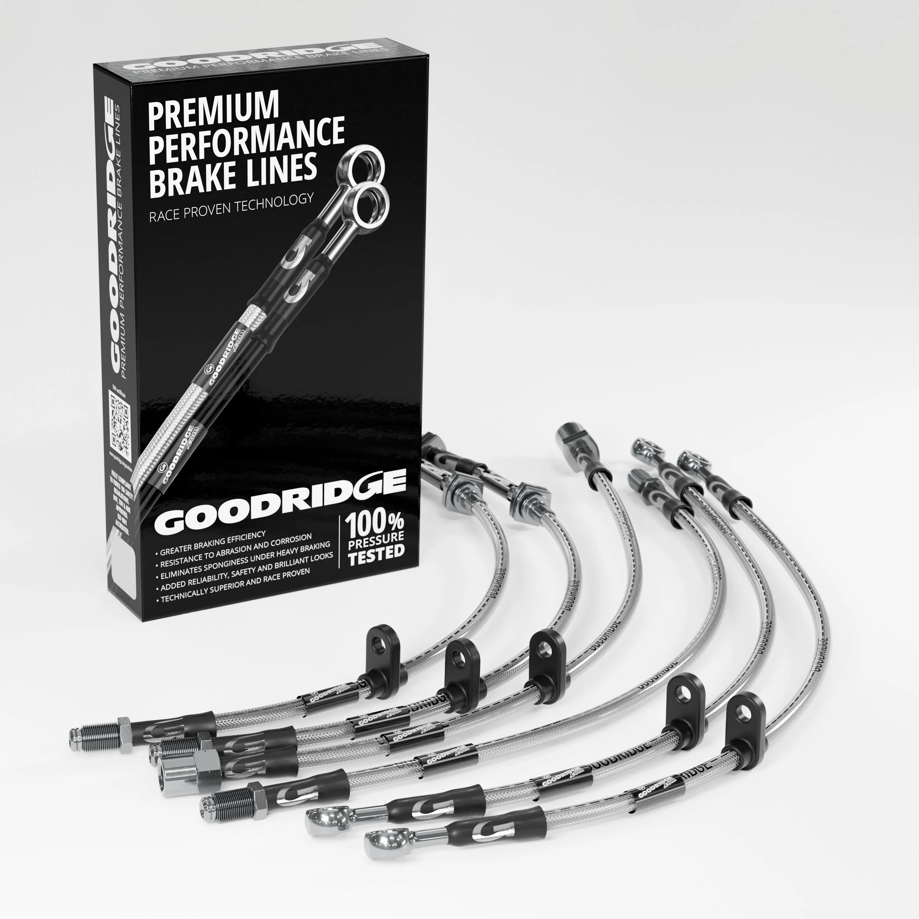 BRAKE HOSE KIT FOR VOLKSWAGEN GOLF MK2 1.6TD REAR DISCS 1988-1992