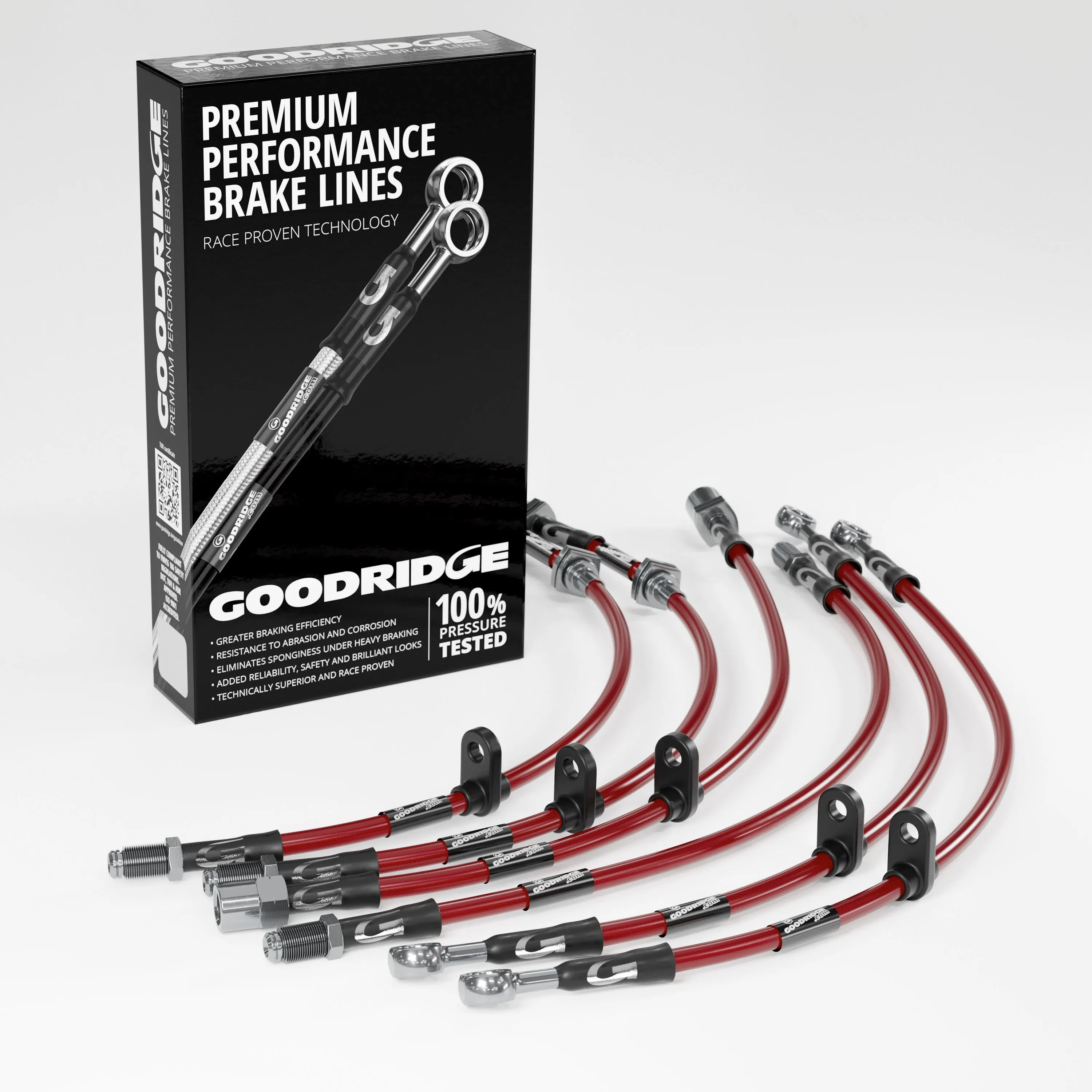BRAKE HOSE KIT FOR VOLKSWAGEN GOLF MK2 1.6TD REAR DISCS 1988-1992