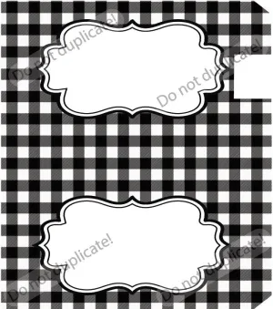 Buffalo Plaid Mailbox Cover