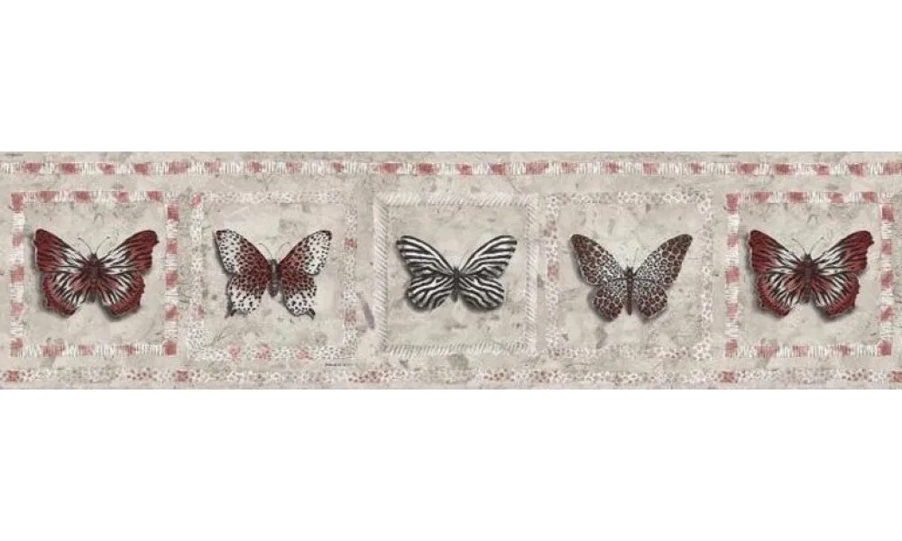 Butterfly AW77382 Wallpaper Border
