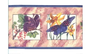 Butterfly b2081nf Wallpaper Border