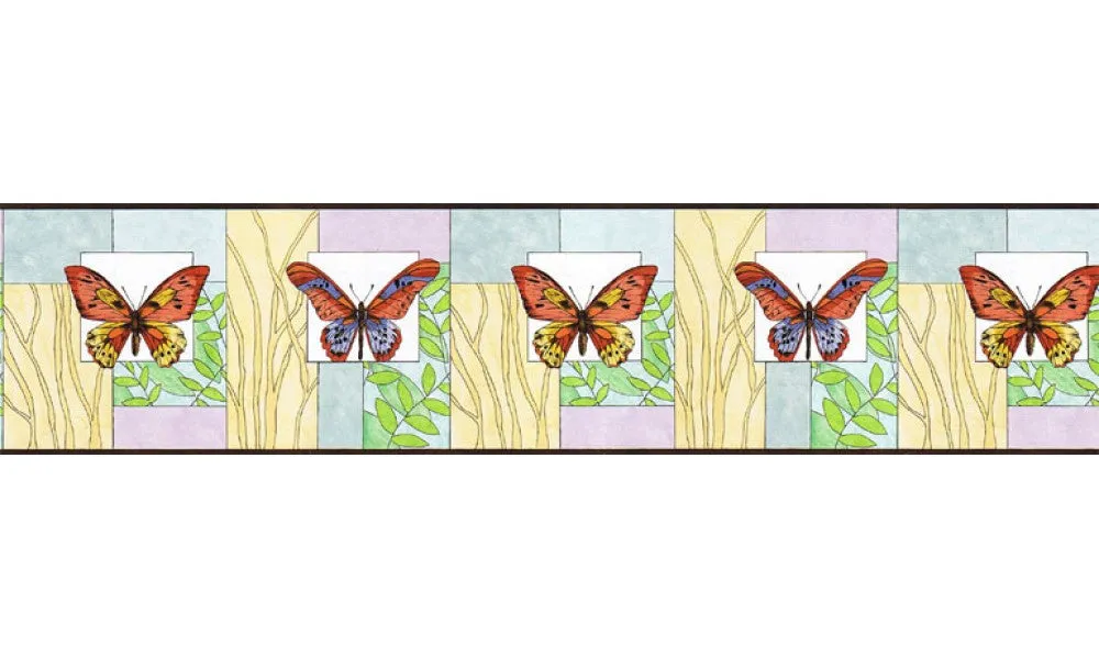 Butterfly NS7710B Wallpaper Border
