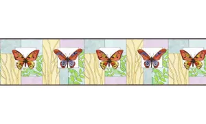 Butterfly NS7710B Wallpaper Border