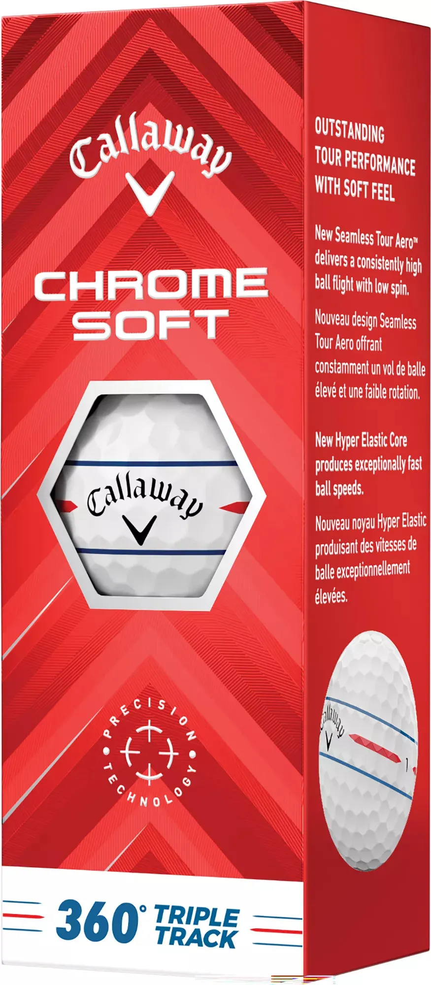 Callaway Chrome Soft 360 Triple Track White - Dozen