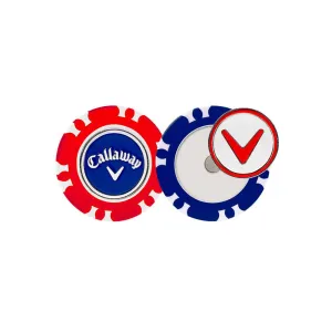 Callaway Dual-Mark Poker Chip Golf Ball Marker