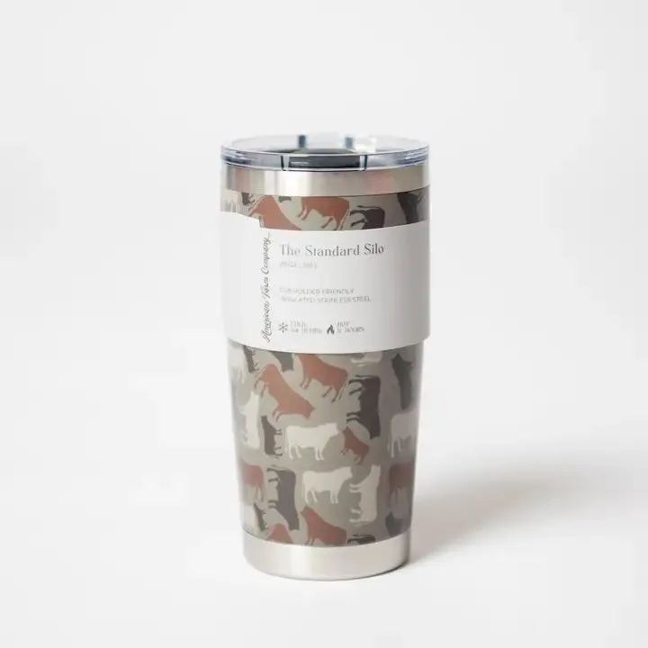 Camo Cow Tumbler