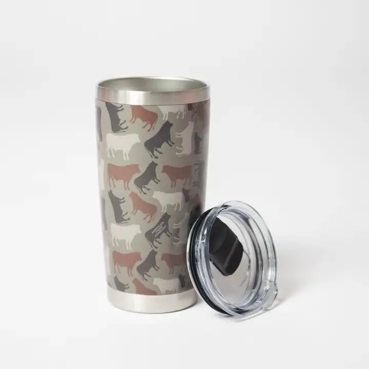 Camo Cow Tumbler