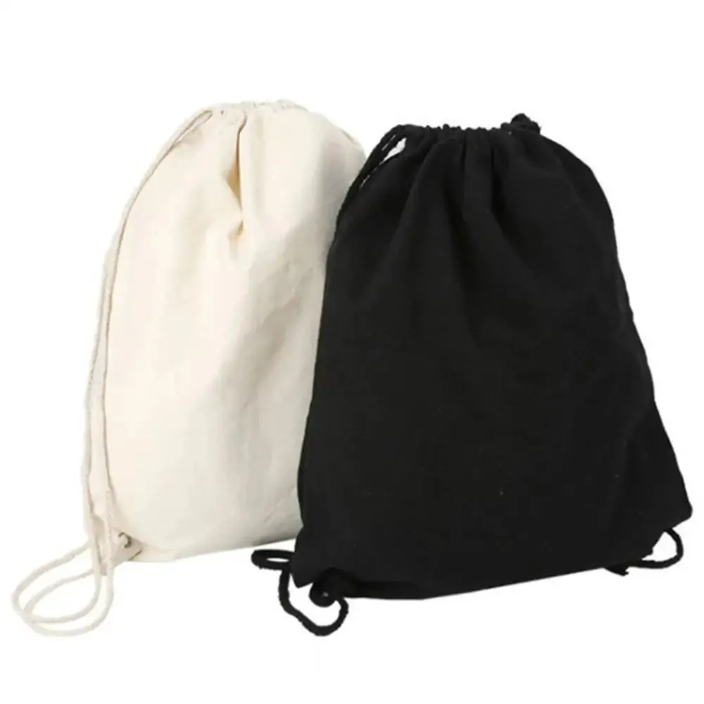 Canvas Backpack with Drawstring Closure: Versatile for Travel, Gym, & Everyday Use