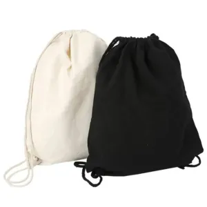 Canvas Backpack with Drawstring Closure: Versatile for Travel, Gym, & Everyday Use