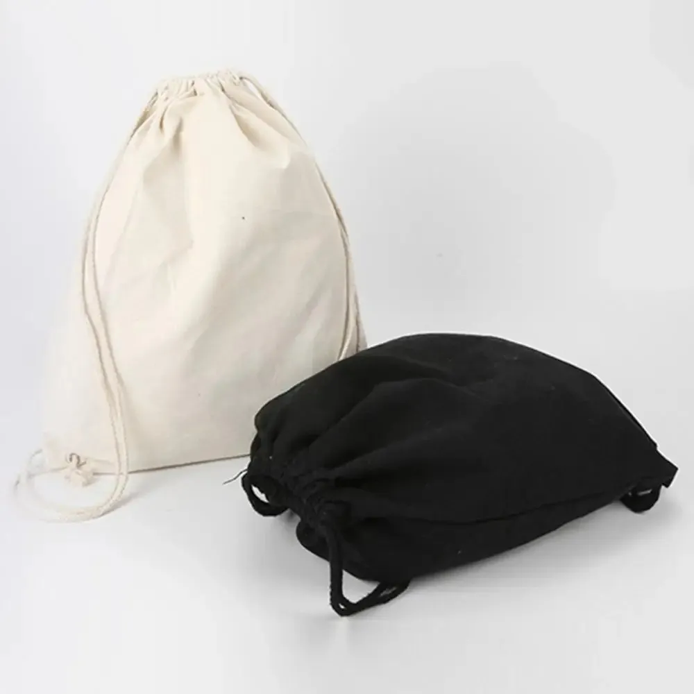 Canvas Backpack with Drawstring Closure: Versatile for Travel, Gym, & Everyday Use