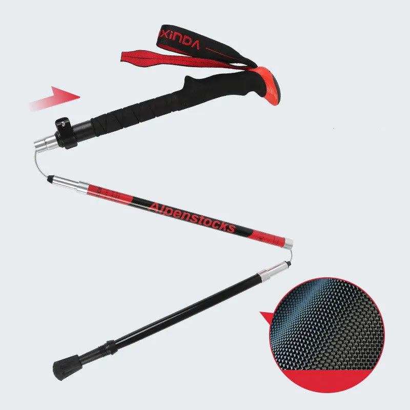 Carbon trekking poles