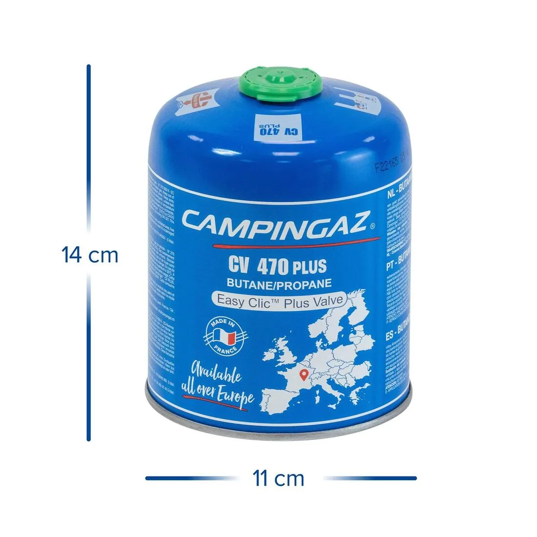 Cartouche de gaz à valve CV470   pour réchaud (450 grammes)