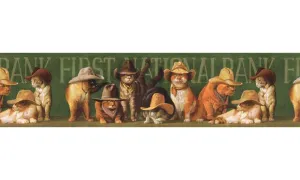 Cats EL49029B Wallpaper Border