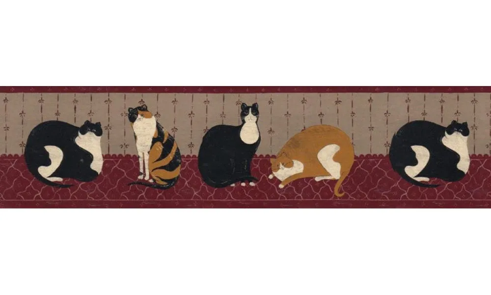 Cats WK74757 Wallpaper Border