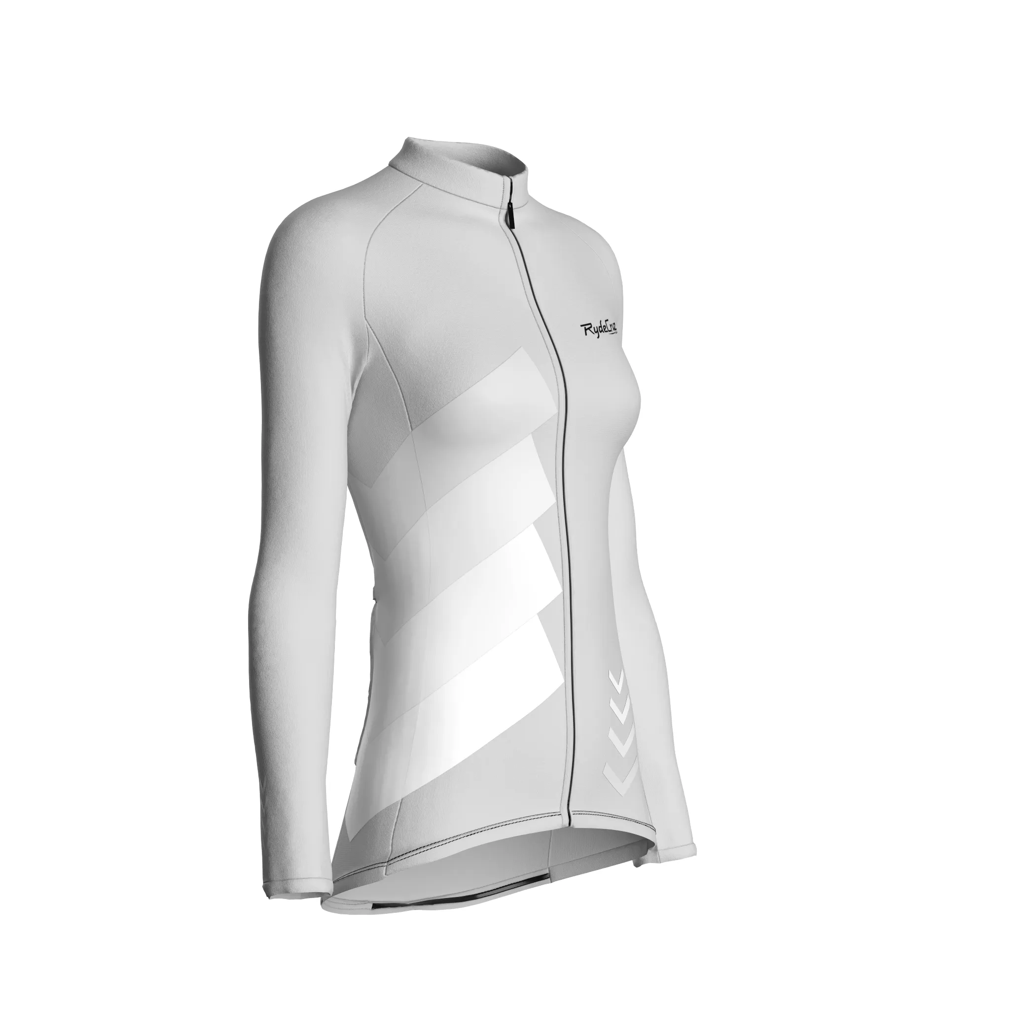 Celestial Grid | Light Gray Female Long Sleeves Jersey