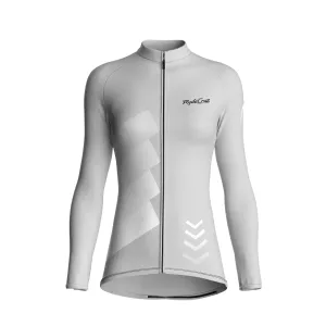 Celestial Grid | Light Gray Female Long Sleeves Jersey