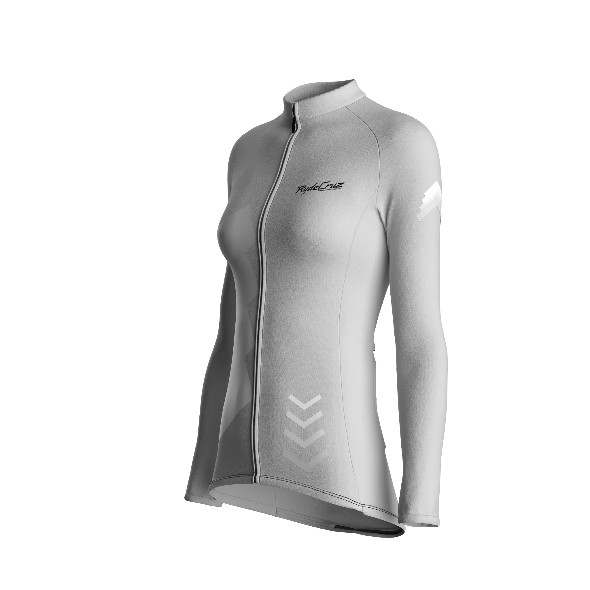 Celestial Grid | Light Gray Female Long Sleeves Jersey