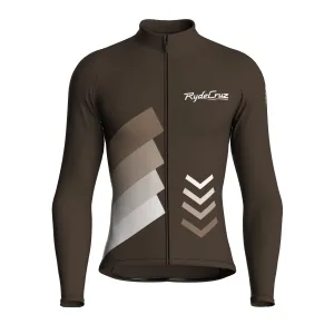 Celestial Grid | Taupe Male Long Sleeves Jersey