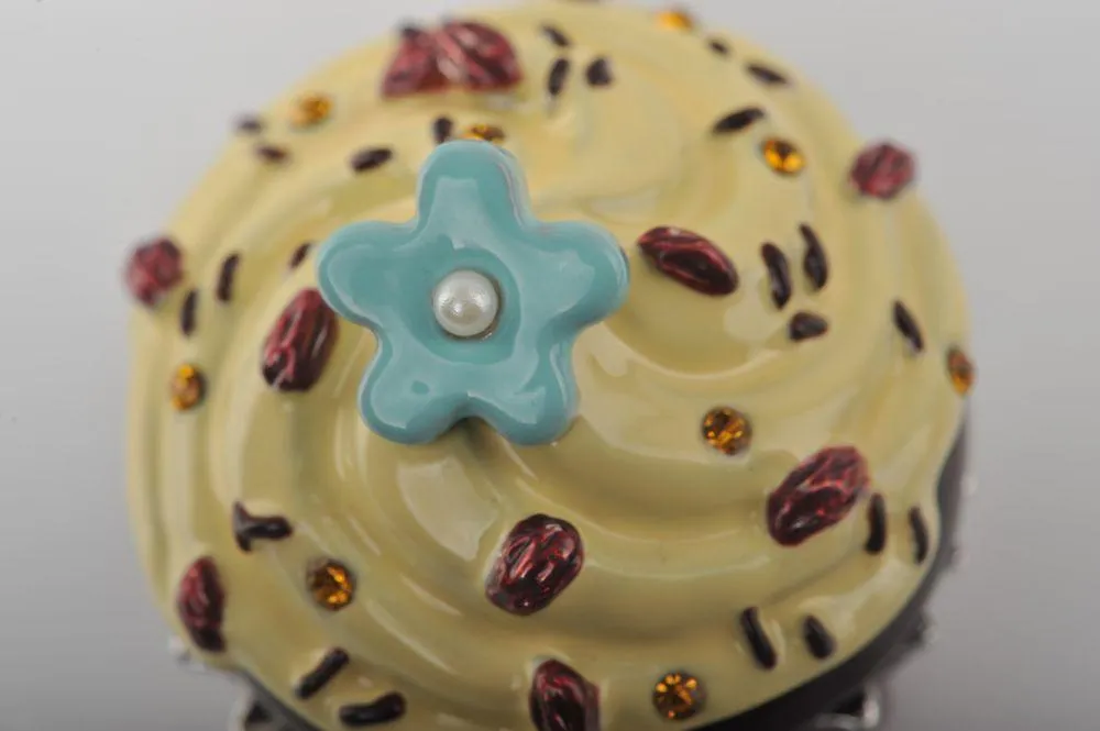 Chocolate and Vanilla Frosting Cupcake