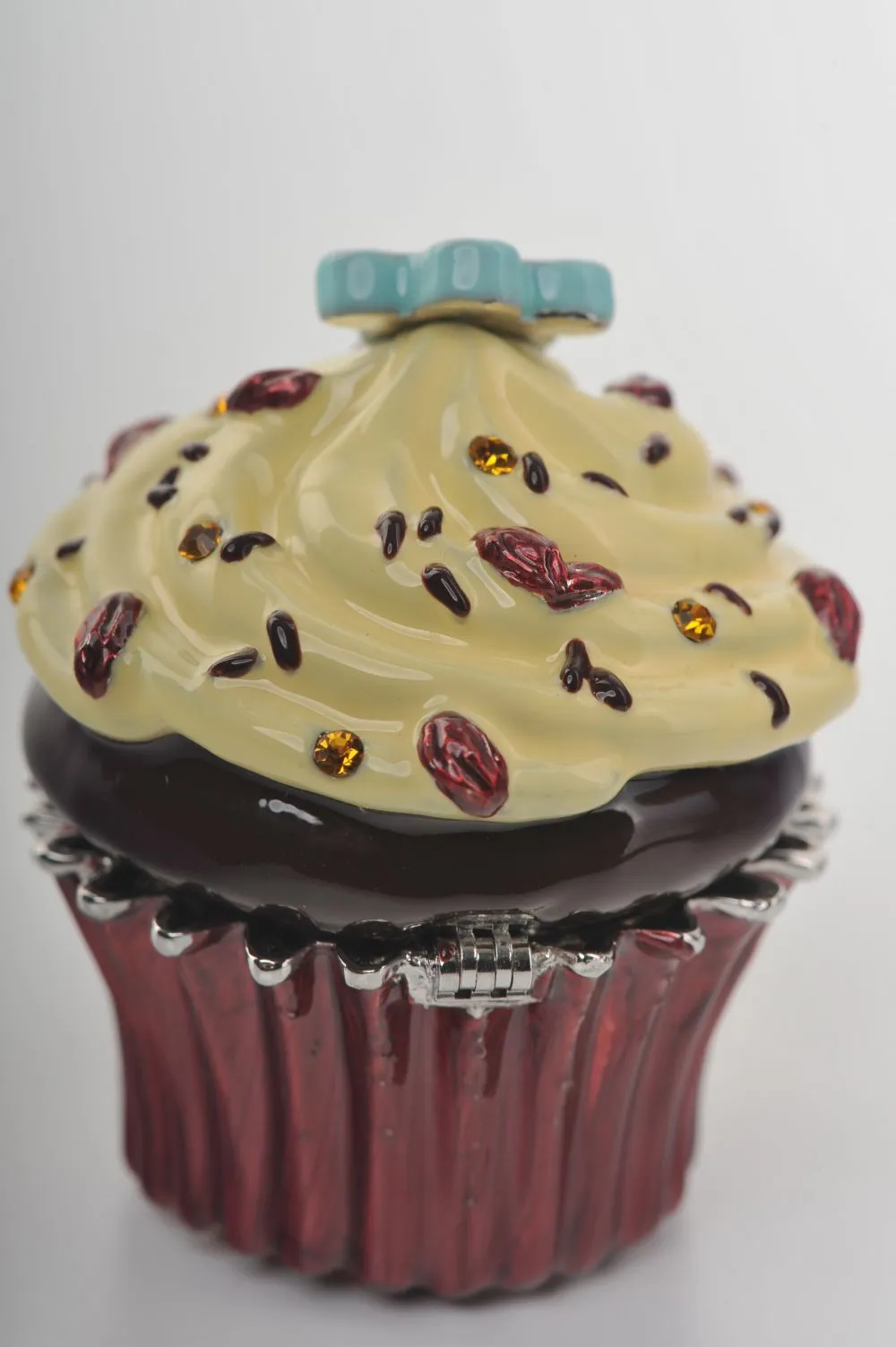 Chocolate and Vanilla Frosting Cupcake