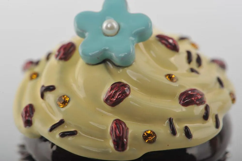Chocolate and Vanilla Frosting Cupcake