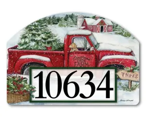 Christmas On The Farm Yard Sign