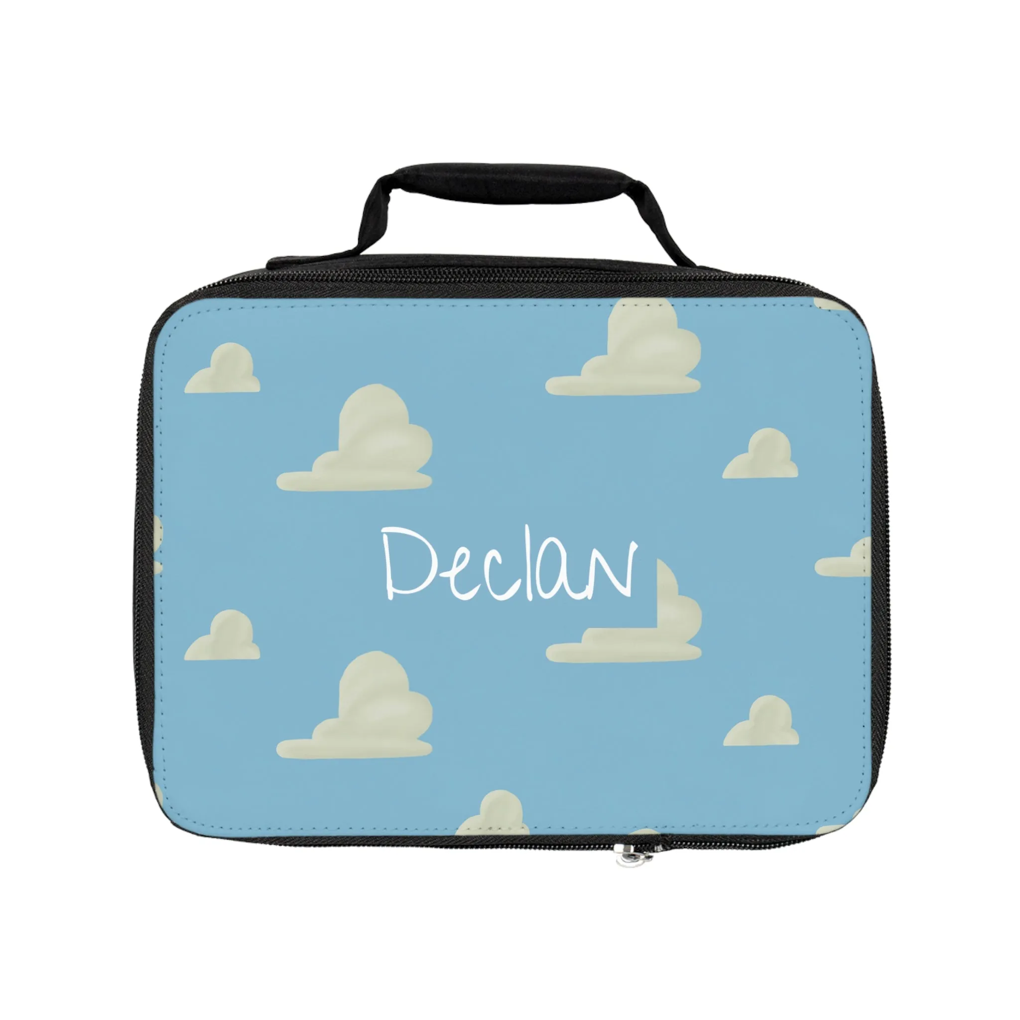Clouds Lunch Bag (INCLUDE CUSTOM NAME & FONT OPTION IN NOTES AT CHECKOUT)
