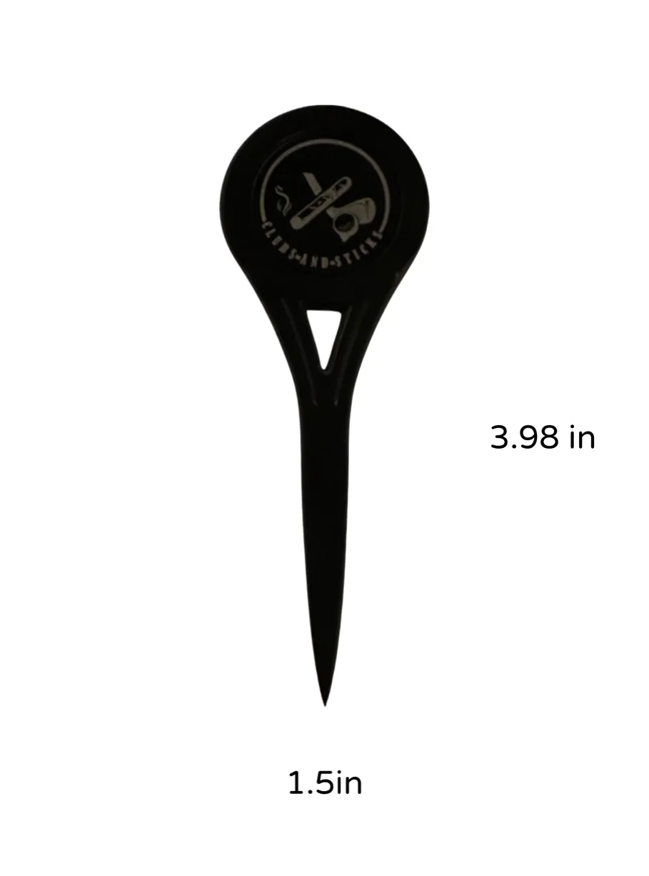 Clubs and Sticks Single Prong Divot Tool