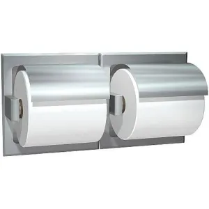 Commercial Toilet Paper Dispenser, Recessed-Mounted, Stainless Steel w/ Satin Finish ASI 74022-S-R-009