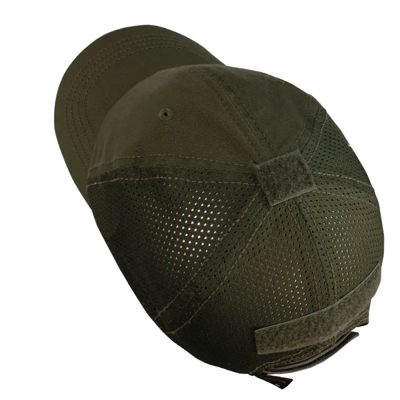 Condor Outdoor Mesh Tactical Team Cap Adjustable with Velcro Closure