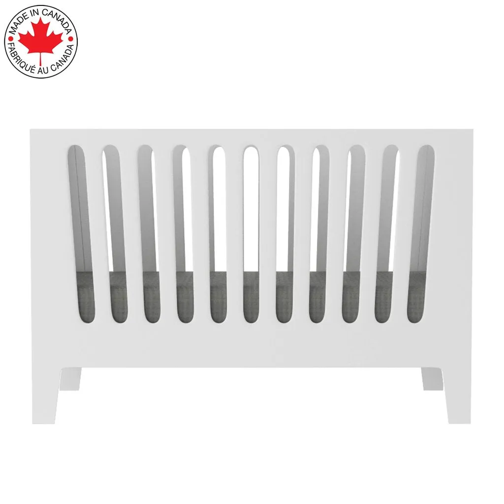 Convertible Crib 5 in 1 - JADE - all in white