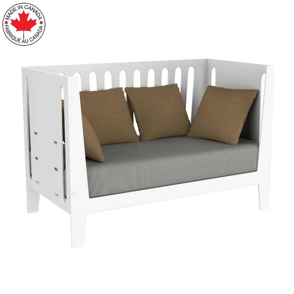 Convertible Crib 5 in 1 - JADE - all in white
